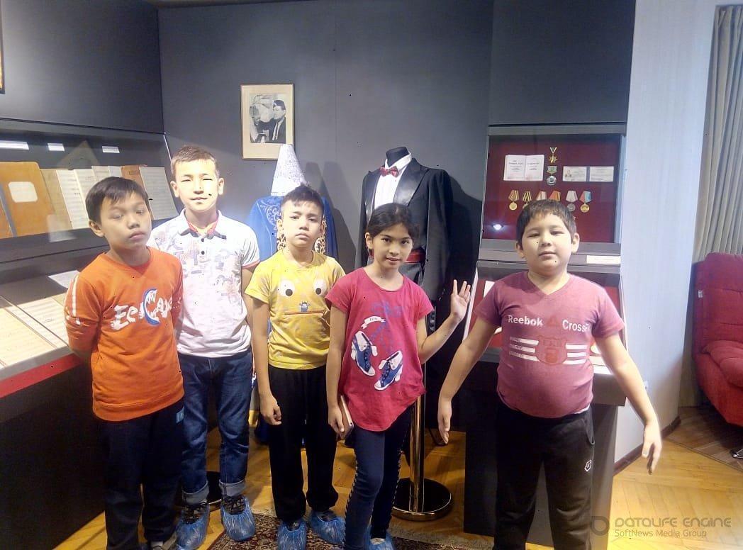 Наши учащиеся сегодня посетили музей Н.Тлендиева