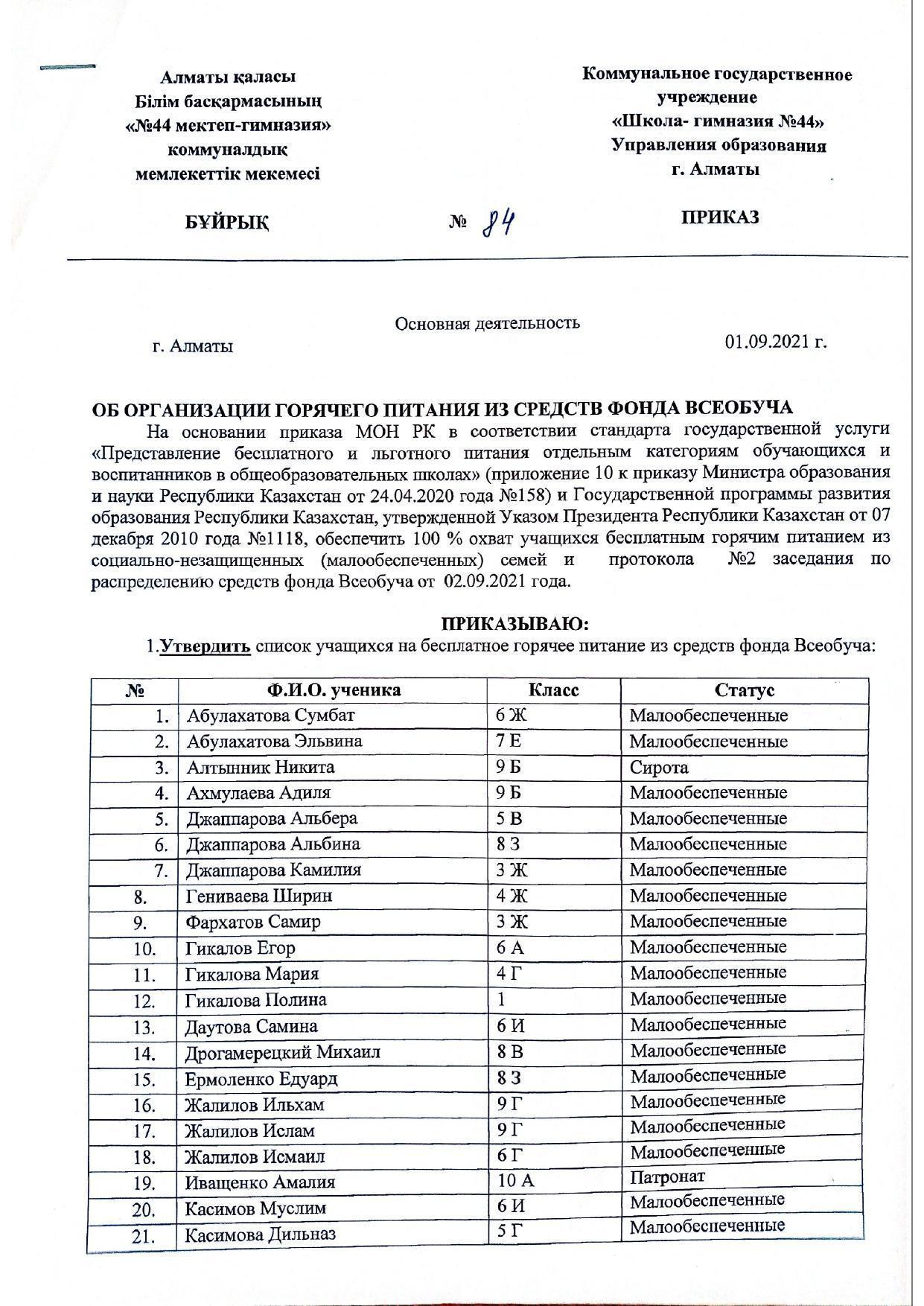 Протокол. Заседания комиссии по распределению средств фонда Жсеобуча