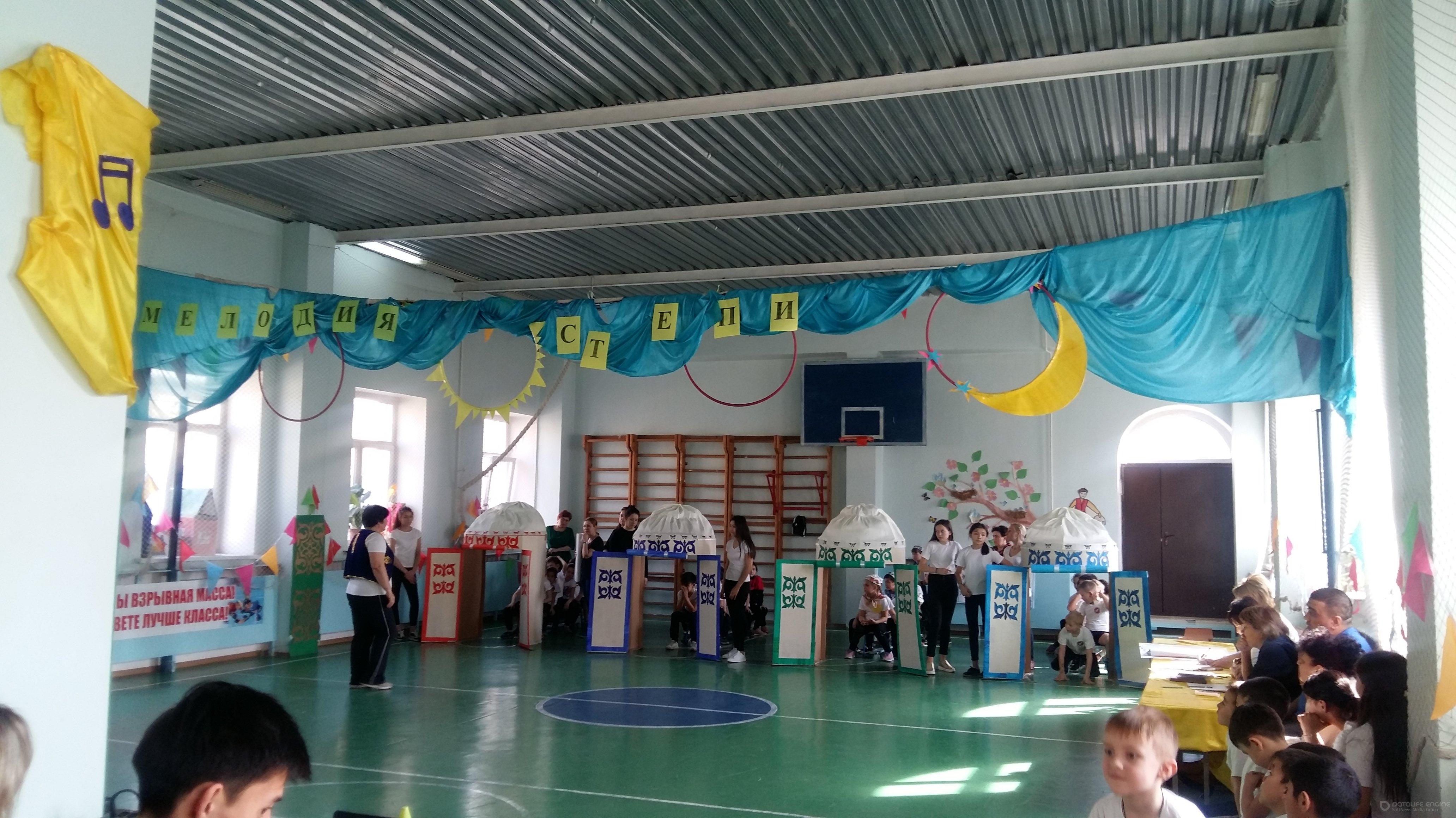 Второй день спортивных мероприятий посвящённых празднику Наурыз между учащимися параллели 3 и 4х классов 