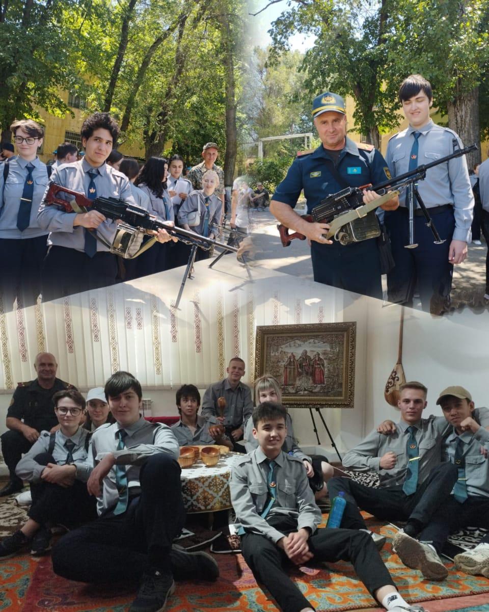 10 "Б" сынып оқушылары 61993 әскери бөліміне танымдық экскурсия жасап қайтты