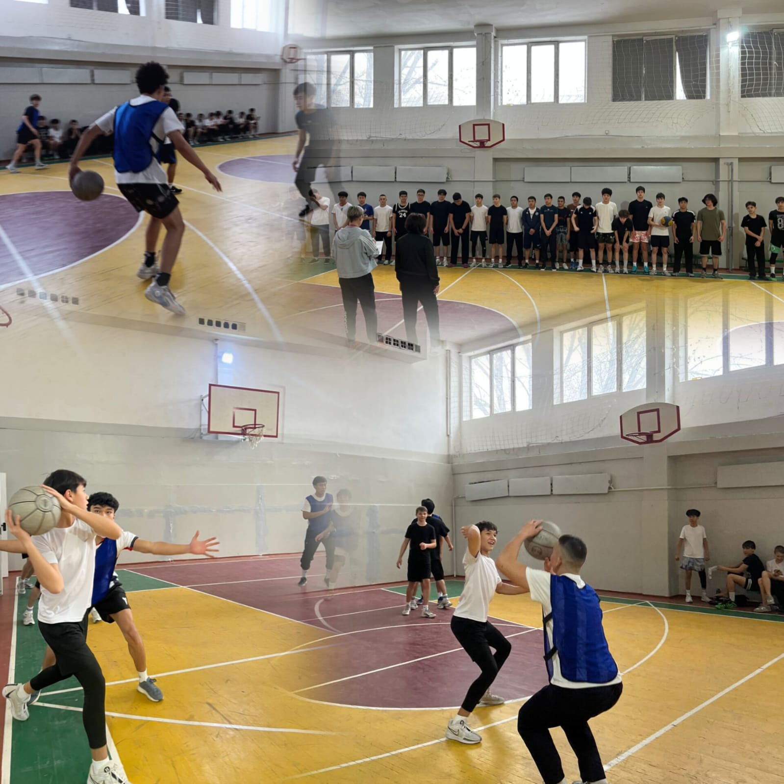 9–11 сынып оқушылары арасында баскетболдан турнир өтті