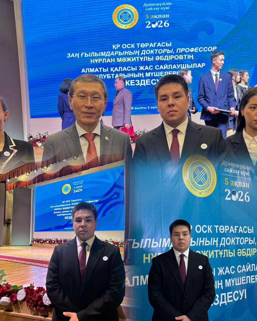 2 ақпан күні Қуантай Әділетжан, мектеп Парламенті вице-президенті, Дүниежүзілік сайлау күні аясында өткен іс-шараға қатысты.