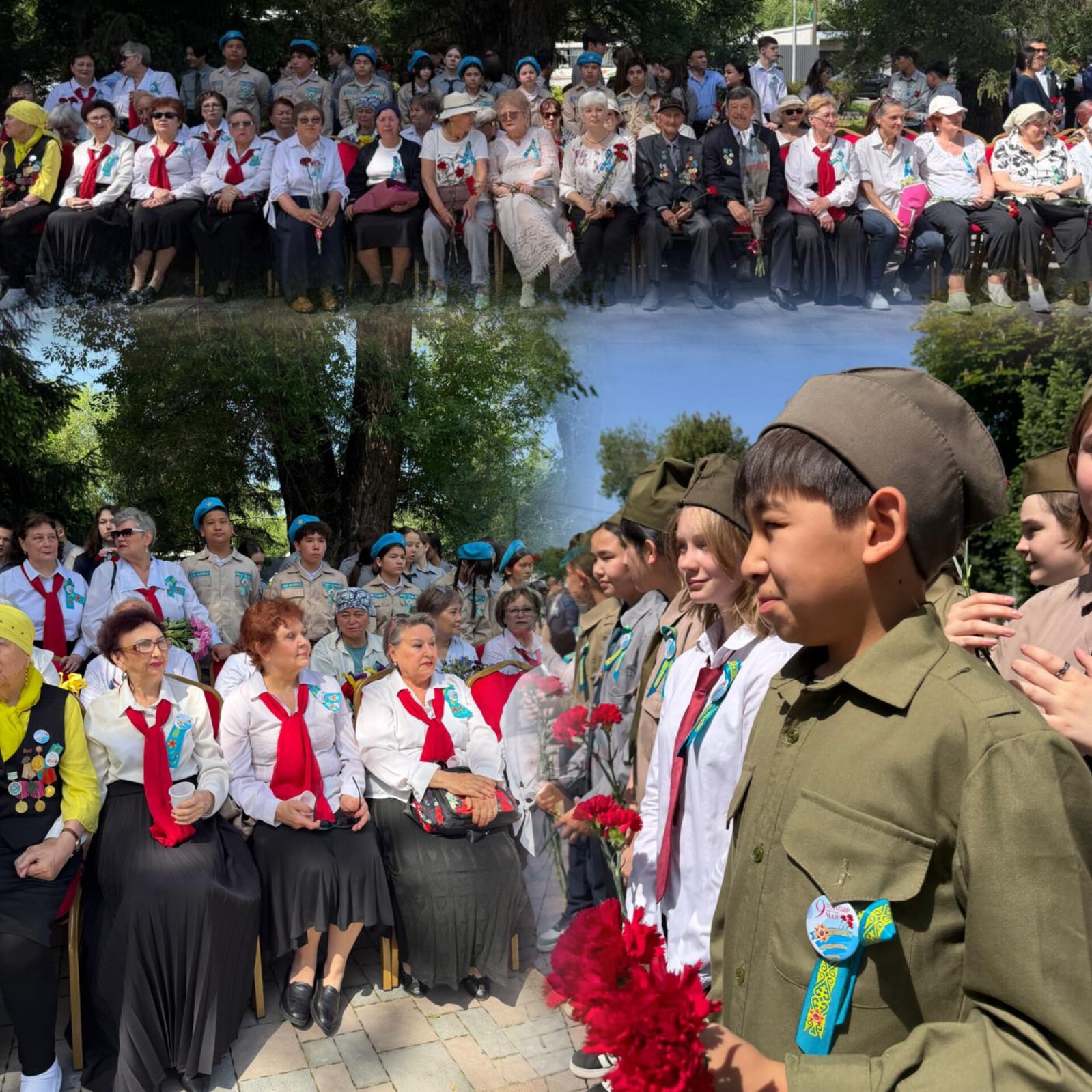 «Даңқ» мемориалына гүл қою рәсімі